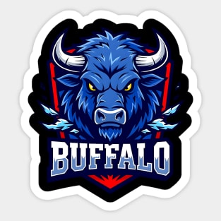 Buffalo Sports Logo Sticker
